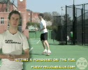 Tennis Footwork Running Forehand